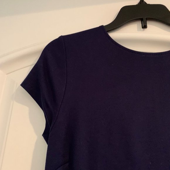 Design Lab Short Sleeve Navy Dress - Picture 3 of 6